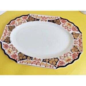 Vintge Myott Serving Platter Derbytone 14 1/2" x 10 1/4"